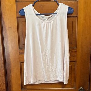 Christopher & Banks Cream Sleeveless Camisole
